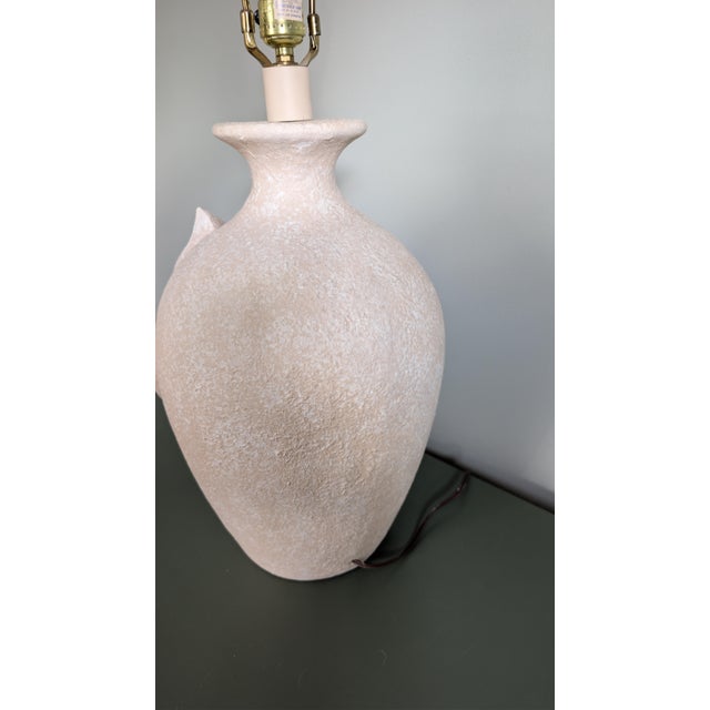 Vintage Postmodern Sunset Sculptural Banana Leaf Table Lamp, Tropical Palm Beach Style For Sale - Image 12 of 13