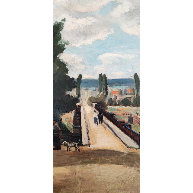 Georges Darel, Les chasseurs chez Billy, 1932, Oil on Canvas, Framed For Sale - Image 6 of 14