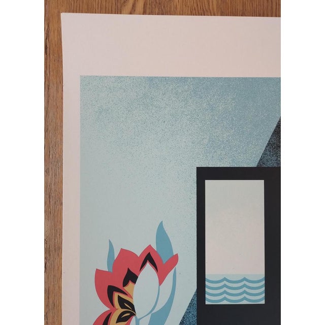 Shepard Fairey (Obey), Ocean Today Desert Tomorrow, 2022, Screenprint For Sale - Image 6 of 8