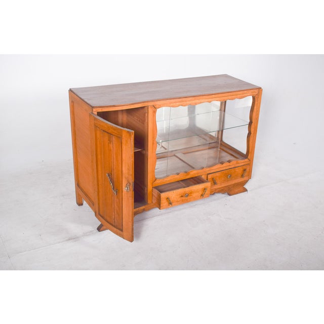 Vintage European Sideboard with Display Case, 1920s For Sale - Image 4 of 13