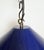 Mid-Century Modern Industrial Blue Enamel Factory Pendant Lamp, 1950s For Sale - Image 3 of 15