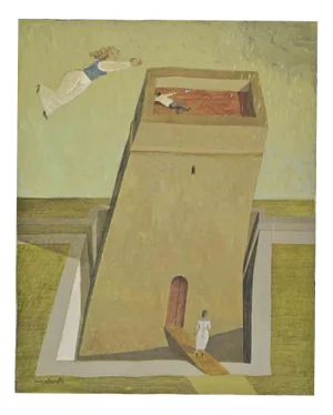 Alberto Gallerati, Water that Doesn't Last, Oil on Canvas, 1970s