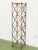 Mid-Century Modern Faux Bamboo Gilt Metal Vintage Etagere For Sale - Image 3 of 9