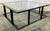 Mid-Century Modern Minimalist Steel & Glass Coffee Table From 70's For Sale - Image 3 of 4