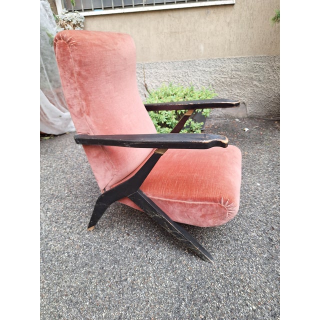 Reclining Armchair by Antonio Gorgone, 1950s For Sale - Image 6 of 14