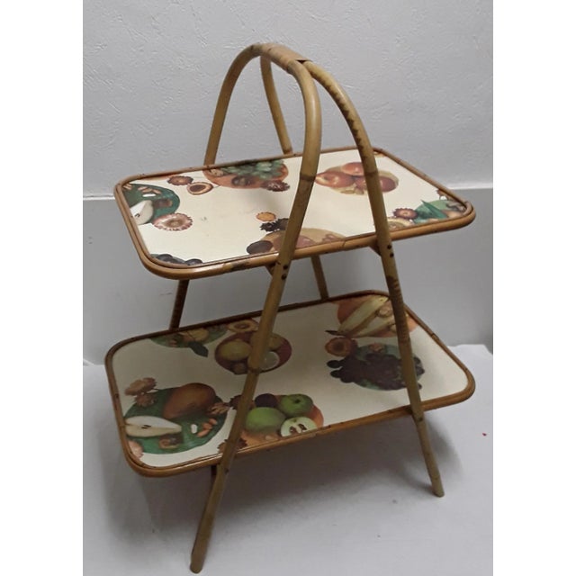 1960s Bamboo Tray or Serving Table, 1960s For Sale - Image 5 of 7