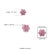 Handcrafted 925 Siver Oval Cut Ruby & Halo Diamond Flower Cocktail Ring - Size 6 For Sale - Image 9 of 10