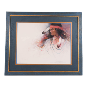 Framed Signed Ozz Franca Print Navajo Daydream With Certificate