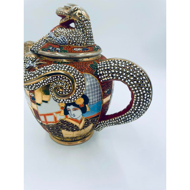 Kutana Porcelain Tea Pot, Japan, 1935 For Sale - Image 12 of 13
