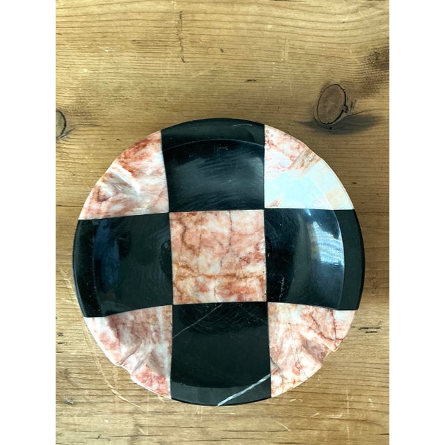 Late 20th Century Vintage Postmodern Geometric Stone Ashtray For Sale - Image 5 of 11