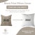 Not Yet Made - Made To Order Fabdivine Artistic Block Print Pillow Cover 24x24 Inch Off-White Linen-Manikarnika For Sale - Image 5 of 5