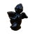 Glass Candlestick Figurine of an Angel Made of Hyalite Glass, Libochovice, Czechoslovakia, 1960s. For Sale - Image 7 of 9