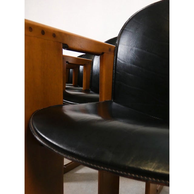 Dialogo Dining Chairs by Afra & Tobia Scarpa for B&B Italia / C&B Italia, 1989, Set of 4 For Sale - Image 14 of 18