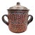 Signed Jean Austruy Brutalist Lava Glaze Covered Jar, Vallauris, C. 1960 For Sale