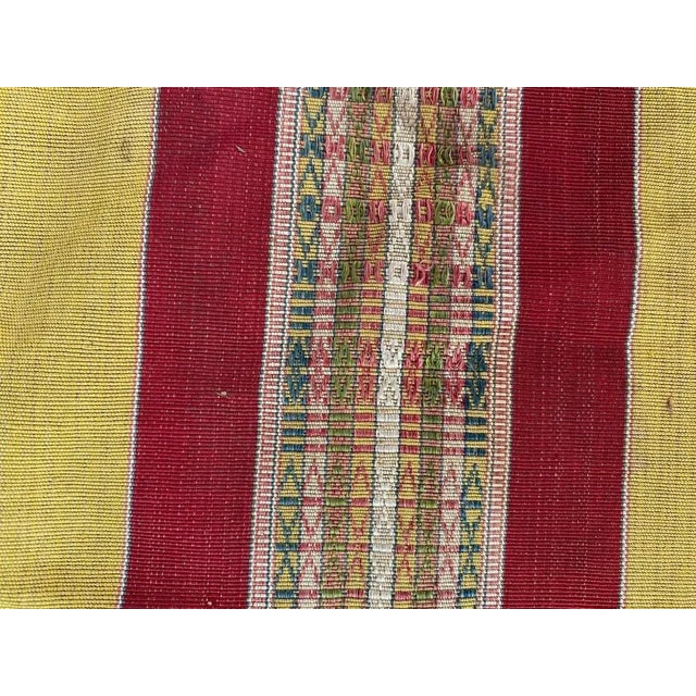 1930s Antique Tunisian Long Woven Tissue, 1930s For Sale - Image 5 of 12