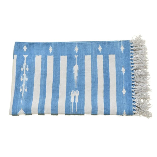 Casa Cosima Ebbe Rug, 2.5x14, Blue For Sale - Image 4 of 5