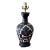 Mid 20th Century Cizhou Vase Lamp on Wooden Stand For Sale