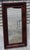 Antique American Empire Flame Mahogany Ogee Wall Mirror 20x30 Wood Backing 1850s For Sale - Image 4 of 18