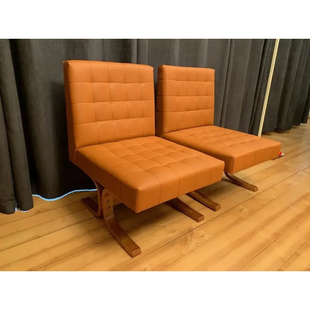 Wood Set of Czechoslovakian Armchairs by Ludvik Volak for Drevopodnik Holesov, 1960s For Sale - Image 7 of 14