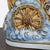 Blue Late 20th Century Capodimonte Porcelain Sculpture - Lady With Cherub and Swan Chariot For Sale - Image 8 of 12
