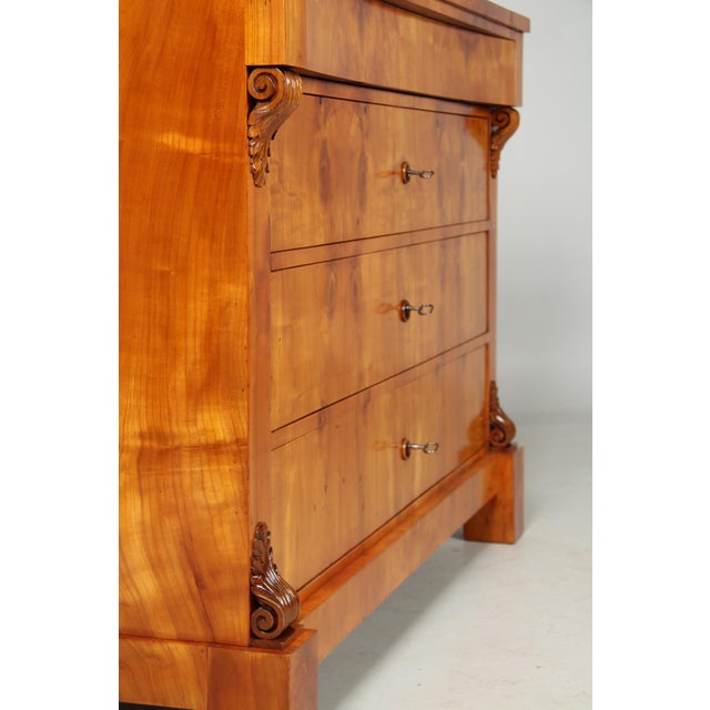 Large Biedermeier Chest of Drawers, 1845 For Sale - Image 10 of 16
