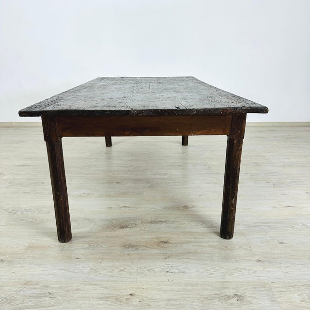 17/18c Italian Farmhouse Dining Table For Sale In New York - Image 6 of 15