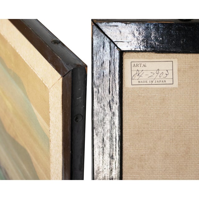"Samurai", C. 1950s Showa Era Japanese Silk Byobu Screen For Sale - Image 16 of 18