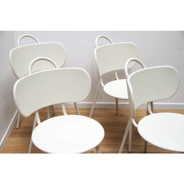 Vintage Bib Chairs by Margaux Keller, Set of 4 For Sale - Image 11 of 11