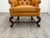 American Pair of Chesterfield Style Leather Wingback Chairs For Sale - Image 3 of 11