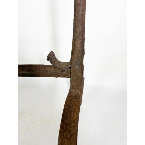 Cast Iron Andirons, France, 1960, Set of 2 For Sale - Image 16 of 18