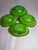 Mid-Century Modern Vintage Italian Murano Green Art Glass Bowls, Set of 4 For Sale - Image 3 of 17