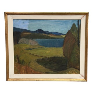 Per Englund, Landscape, 1956, Oil on Canvas For Sale