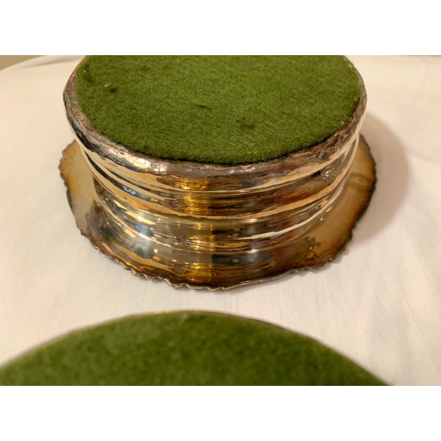 Antique Bottle Coasters- Set of 2 For Sale In Los Angeles - Image 6 of 13