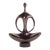 Abstract Yoga Silhouette Sculpture For Sale