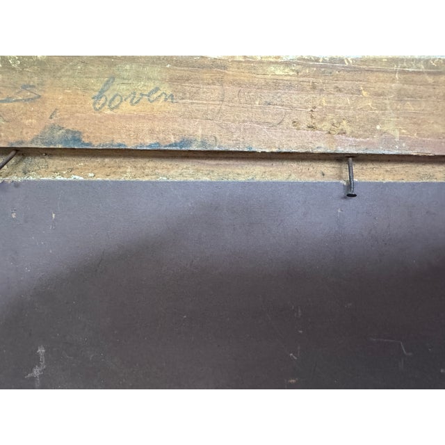 C J Verney, Oil on Masonite from 1935, Expressionist Art Deco, in Very Good conditions. Designed 1920 to 1949 This piece...