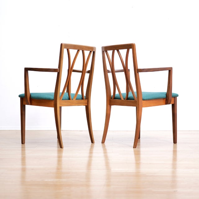 1970s Set of 6 Mid Century Dining Chairs by G Plan For Sale - Image 9 of 10