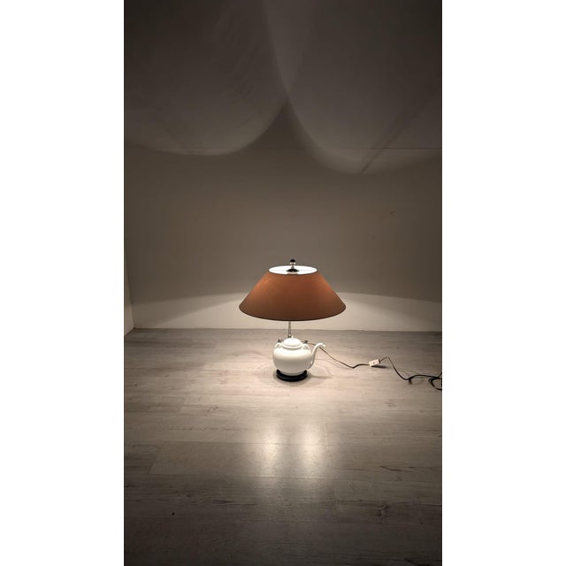 Porcelain Lamp by Gio Panti for Richard Ginori, 1980s For Sale - Image 16 of 18