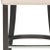 Ring Counter Stool in Biscuit Beige & Espresso For Sale - Image 4 of 7