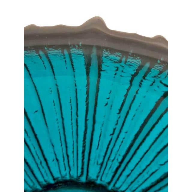 1964 Blenko Glass Centerpiece Bowl, Model #641l Designed by Joel Myers For Sale - Image 11 of 13