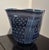 Large Signed 1993 Gunnar Cyrén for Orrefors Cobalt Blue Handkerchief Art Glass Centerpiece Bowl For Sale In Los Angeles - Image 6 of 15