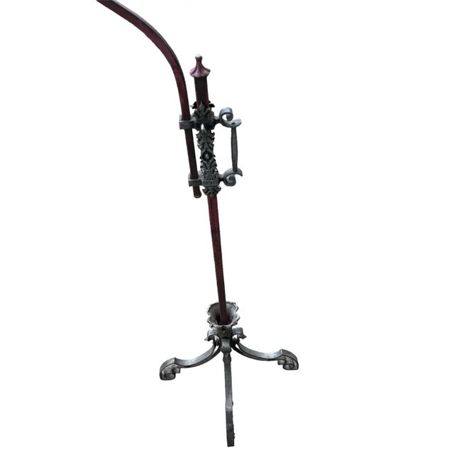 1900s French Wrought Iron Adjustable Height Birdcage For Sale - Image 11 of 11