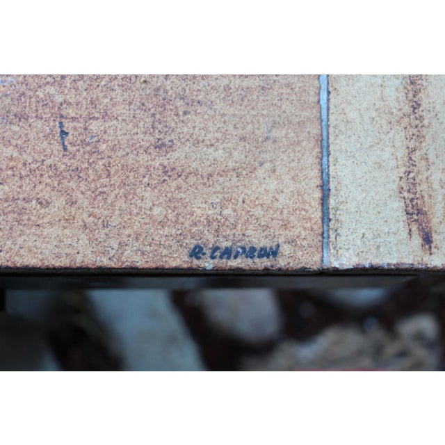 1960s Vintage Coffee Table in Les Herbiers by Roger Capron, 1960s For Sale - Image 5 of 11