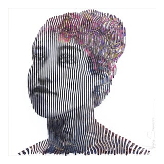 "Aretha Franklin a Star Forever" Original Artwork by Virginie Schroeder For Sale