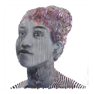 "Aretha Franklin a Star Forever" Original Artwork by Virginie Schroeder