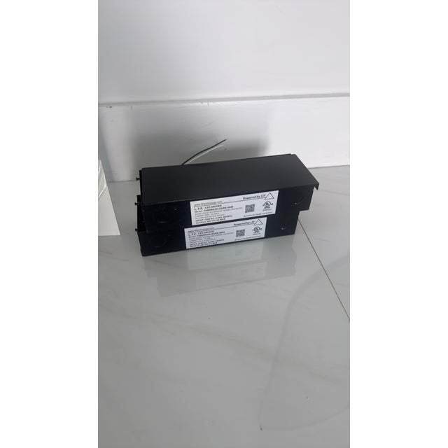 Fabbian Pivot 63” Architectural White Led Wall Lights - a Pair For Sale In Miami - Image 6 of 9