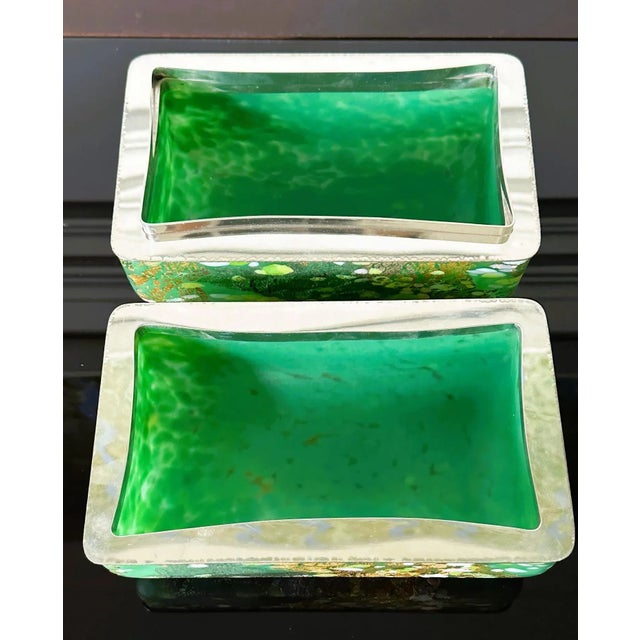 Japanese Kazaribako Glass Box Rare Hagoromo Kyohei Fujita For Sale - Image 11 of 12