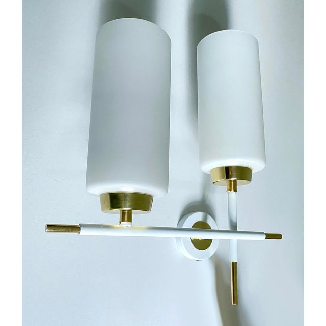 Gold Vintage French Sconces from Lunel, 1960s, Set of 2 For Sale - Image 8 of 18