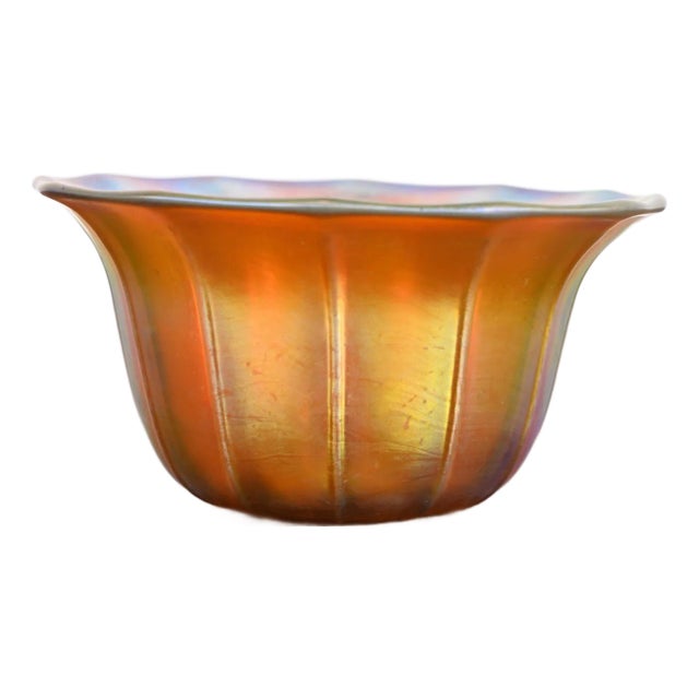 Steuben Aurene Iridescent Art Glass Finger Bowl For Sale