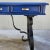 1970s 1970s Mid-Century Writing Desk Painted Sapphire Blue & Black For Sale - Image 5 of 13