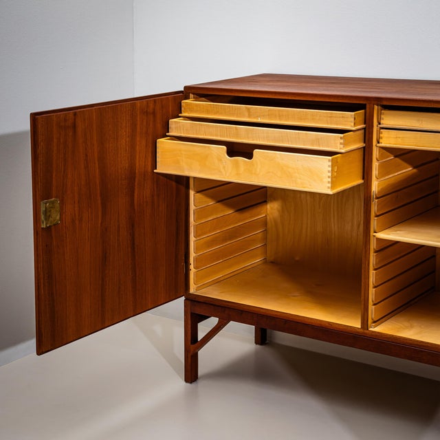 1960s Pair of Sideboards, Model 232 by Børge Mogensen for FDB Møbler, Denmark, 1960s For Sale - Image 5 of 13